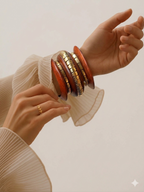 Wooden Chunky Layer Bangles