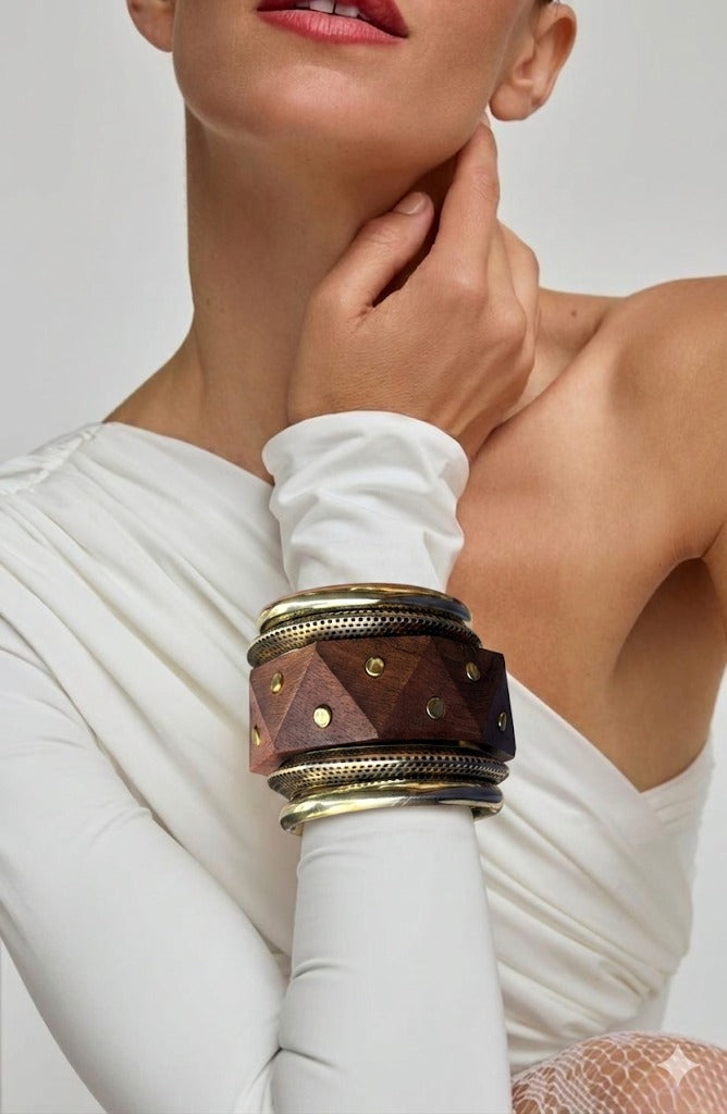 Everyday Wooden Chunky Bangles